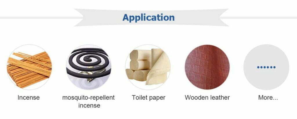 Applications de la poudre de bois