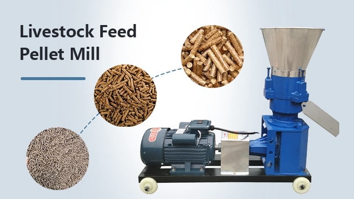 Livestock feed pellet mill