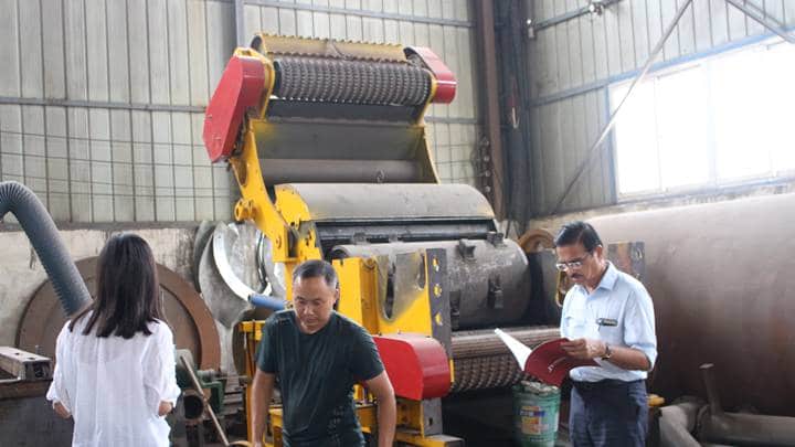 Biomass combustion pellet production line exported to Philippine