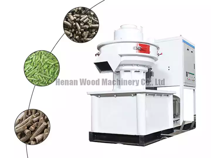 Máquina de pellets de madeira de biomassa